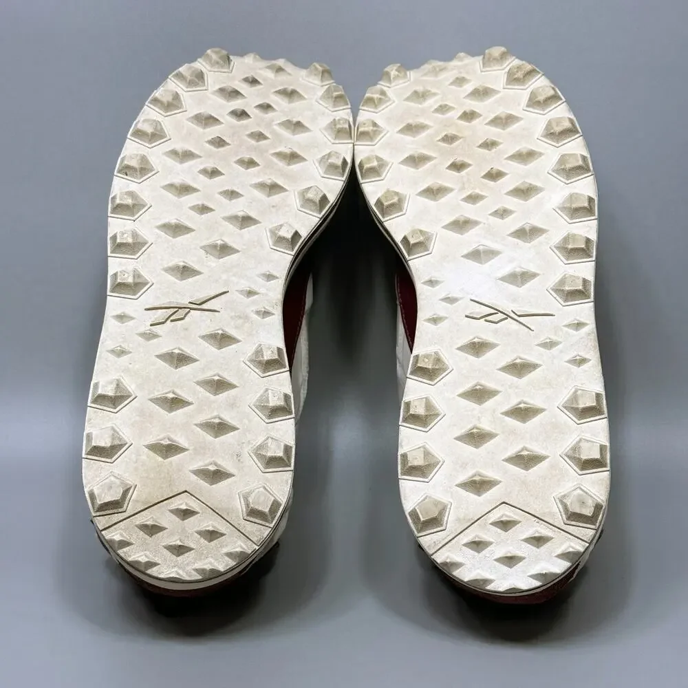 Reebok Legacy 83 Womens Size 8 Sneakers Shoes White Rich Red Comfort FY7323 - Picture 8 of 9